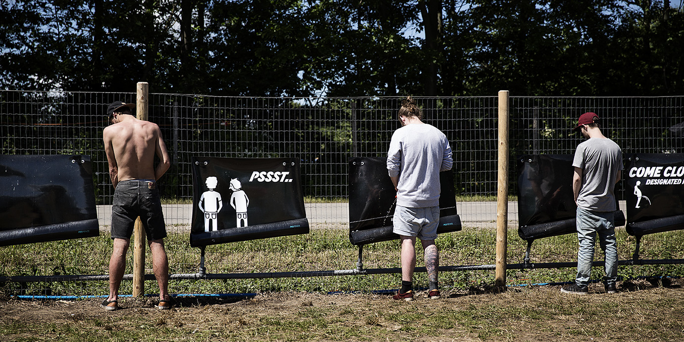 Roskilde Festival Pee Free Fencing Dtu