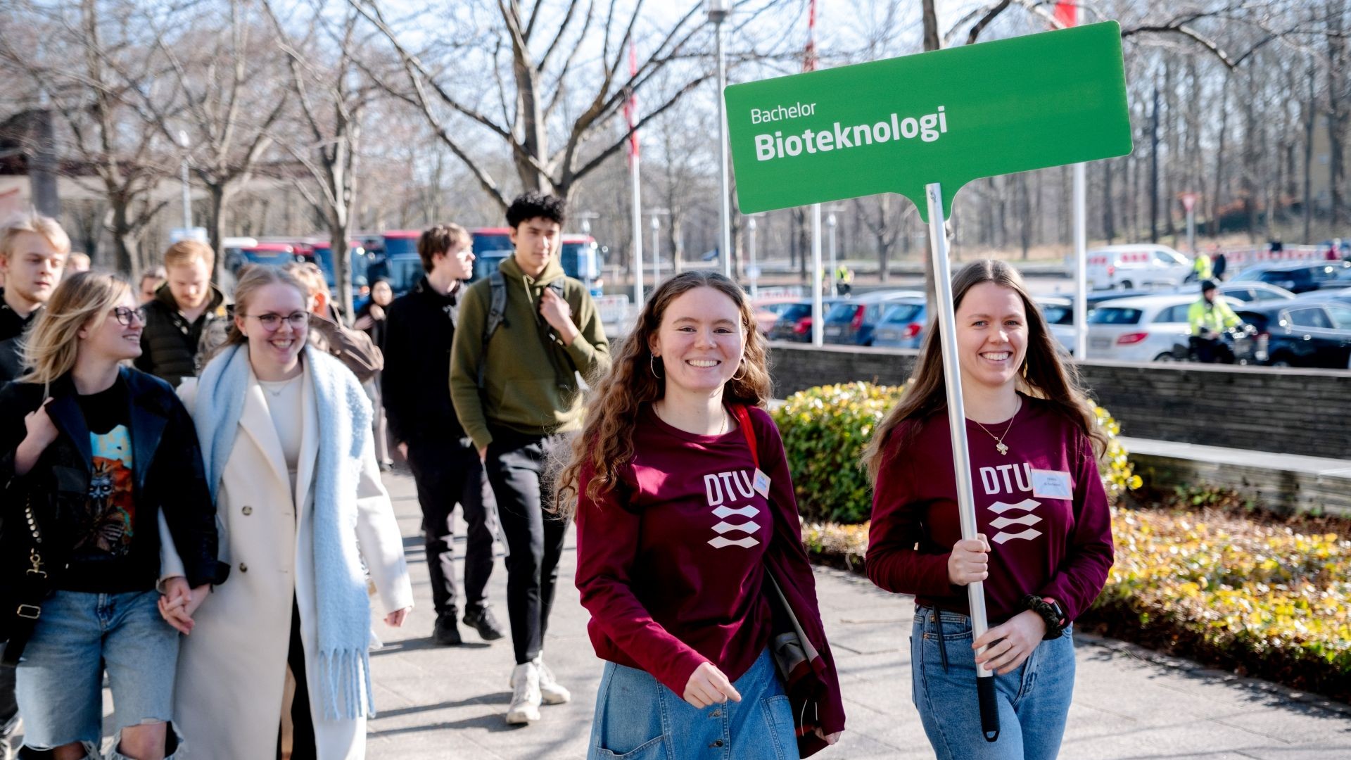 Students at the DTU 2025 open house event