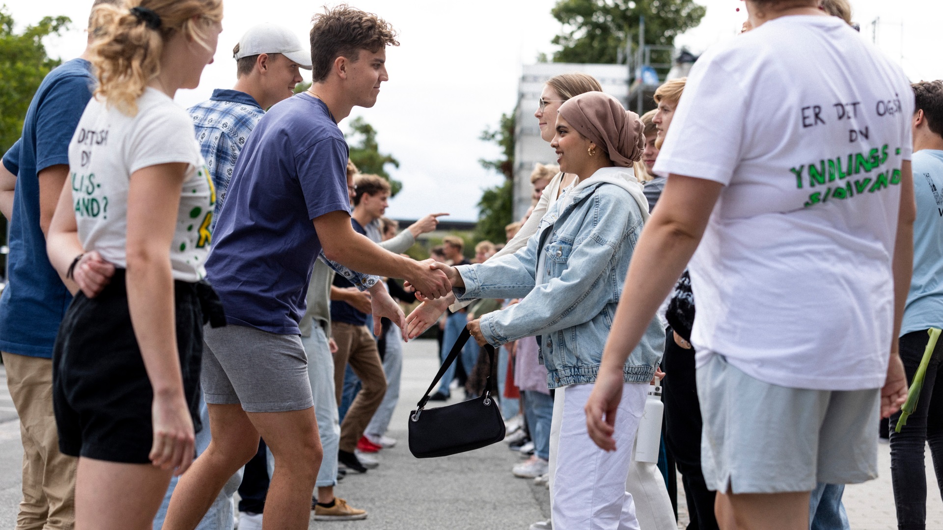 Studerende til introdag 2021. Foto: Kasper Witte Larsen.