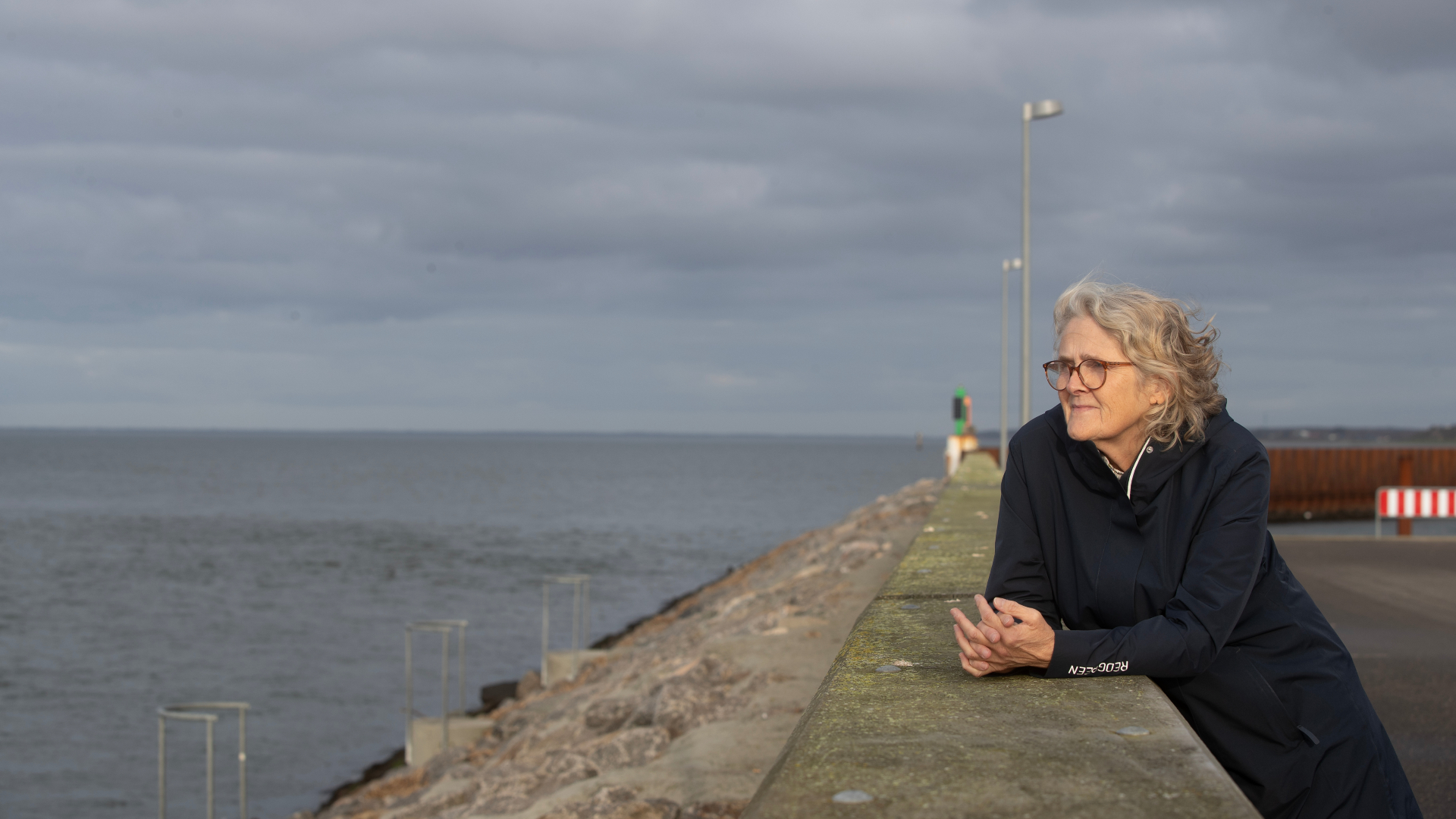 Klimakonsulent i Esbjerg kommune Bodil Ankjær Nielsen på havnen i Esbjerg.