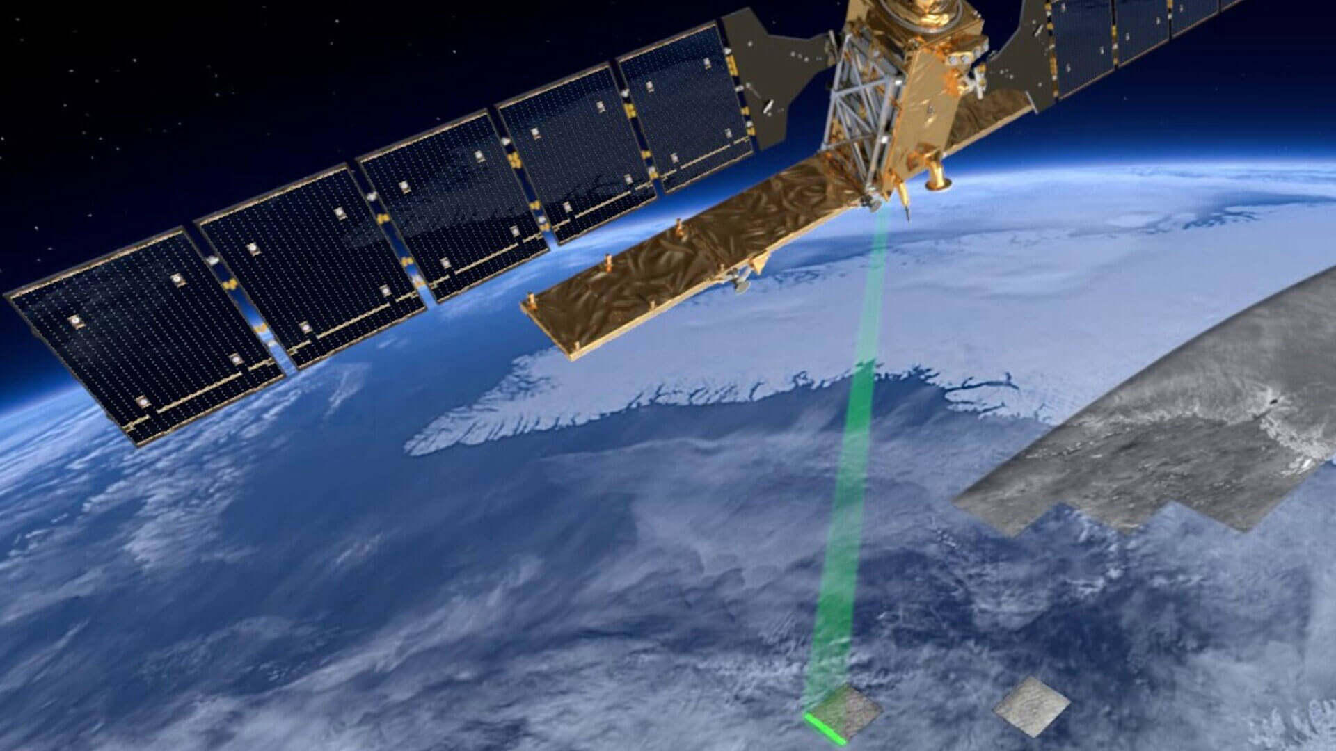 Data fra eksisterende satellitter som ESA’s radarbaserede Sentinel-satellitter, kan principielt indgå i teknologier, der kan finde eksempelvis skibe, der har slået identifikationssystemer fra (Illustration: ESA)