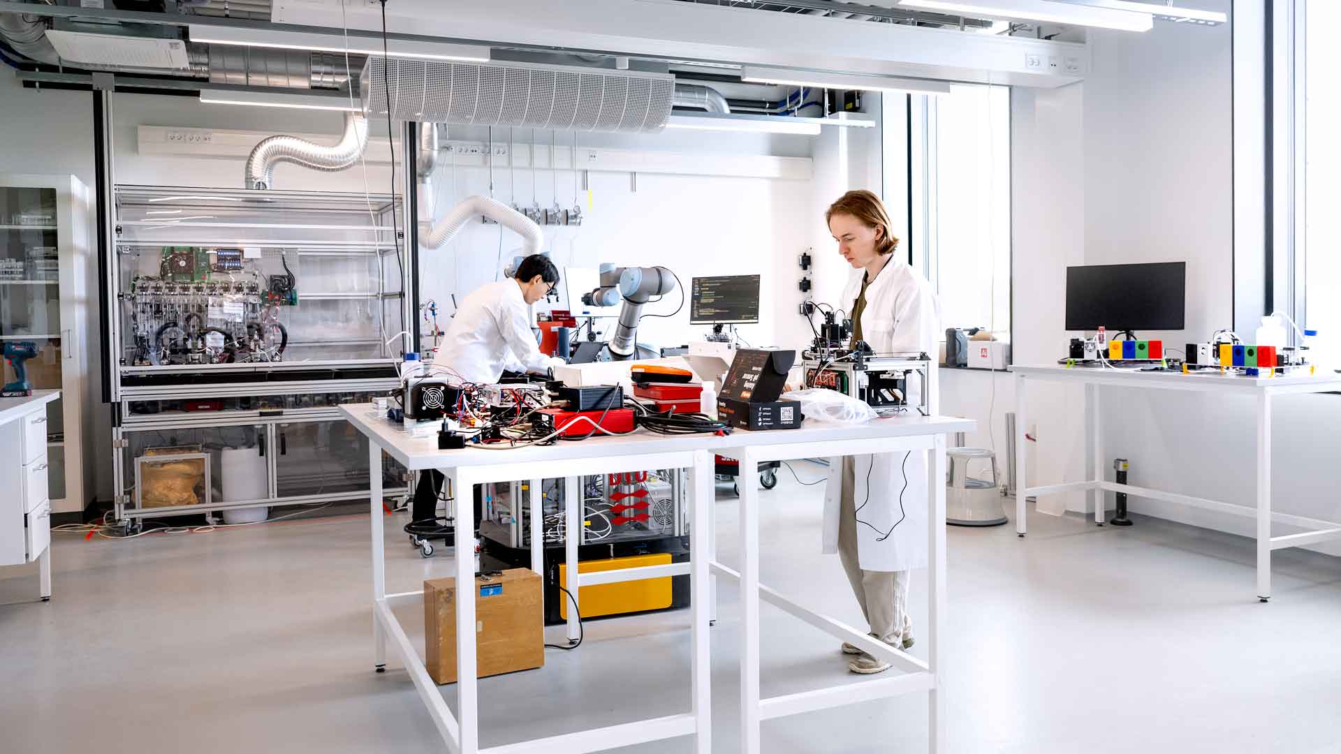 Laboratorium på DTU Lyngby Campus